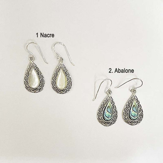 Boucles D'Oreilles Argent 925 Massif