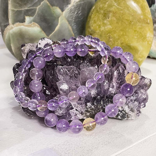 Bracelet Pierre Naturelle Amétrine