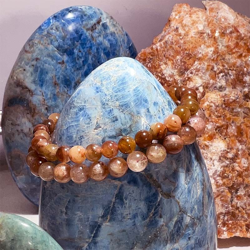 Bracelet Pierre Naturelle Pierre De Soleil