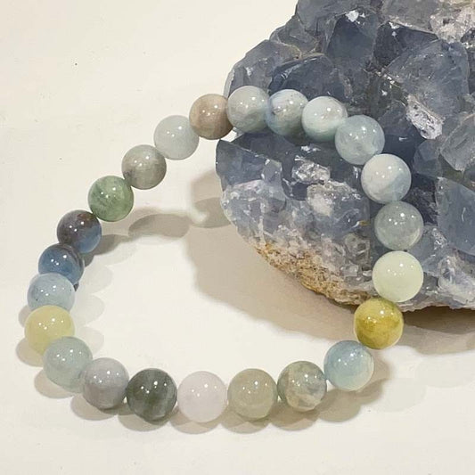 Bracelet Pierre Naturelle Aigue Marine