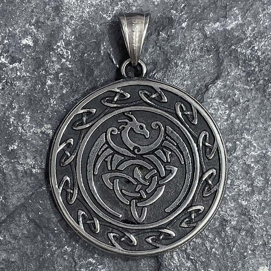 Pendentif Acier Inoxydable Dragon