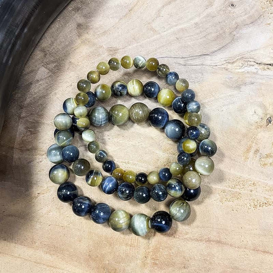 Bracelet Pierre Naturelle Oeil Faucon