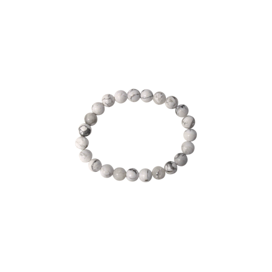 Bracelet Howlite Blanche