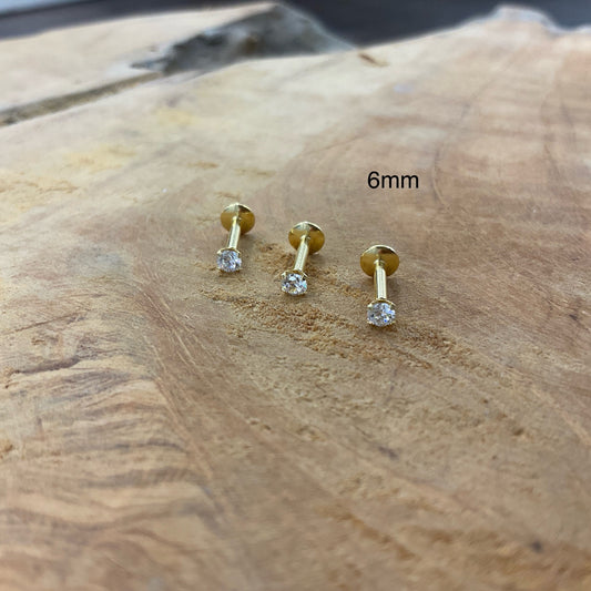 Piercing D'Oreille Cz Dore