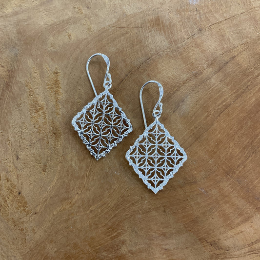 Boucles D'Oreilles Argent 925 Massif