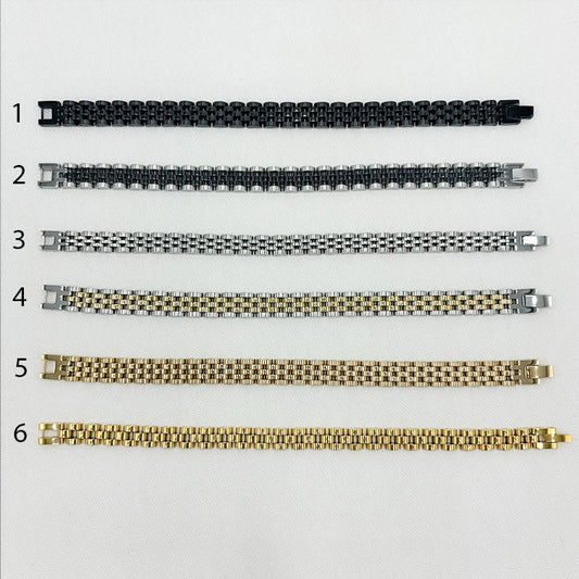 Bracelet Chaine Homme En Acier Inoxydable