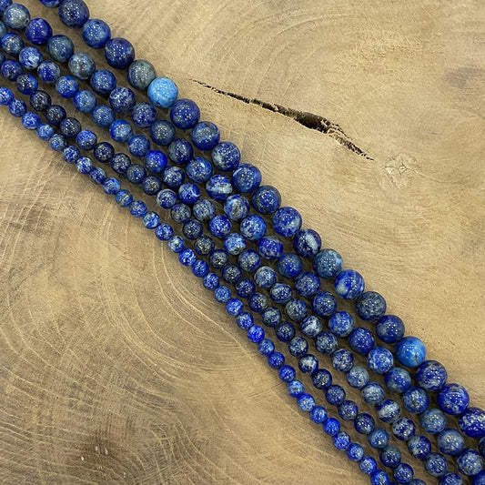 Fil De Pierre Naturelle En Lapis