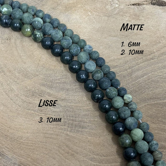 Fil De Pierre Naturelle En Jade Chinois