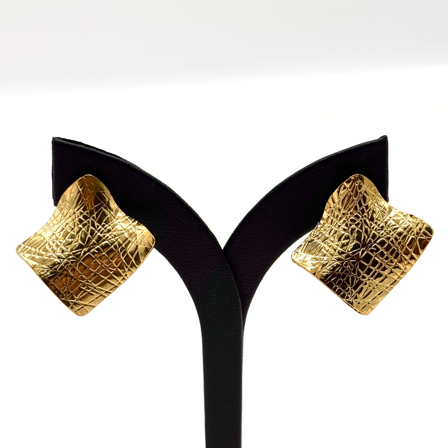 Boucles D'Oreilles Acier Inoxydable Doré