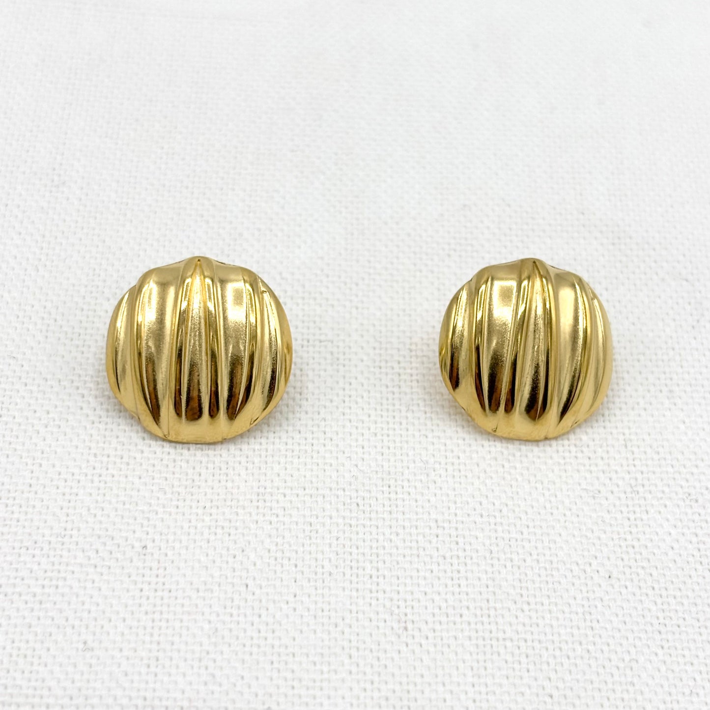 Boucles D'Oreilles Acier Inoxydable Doré
