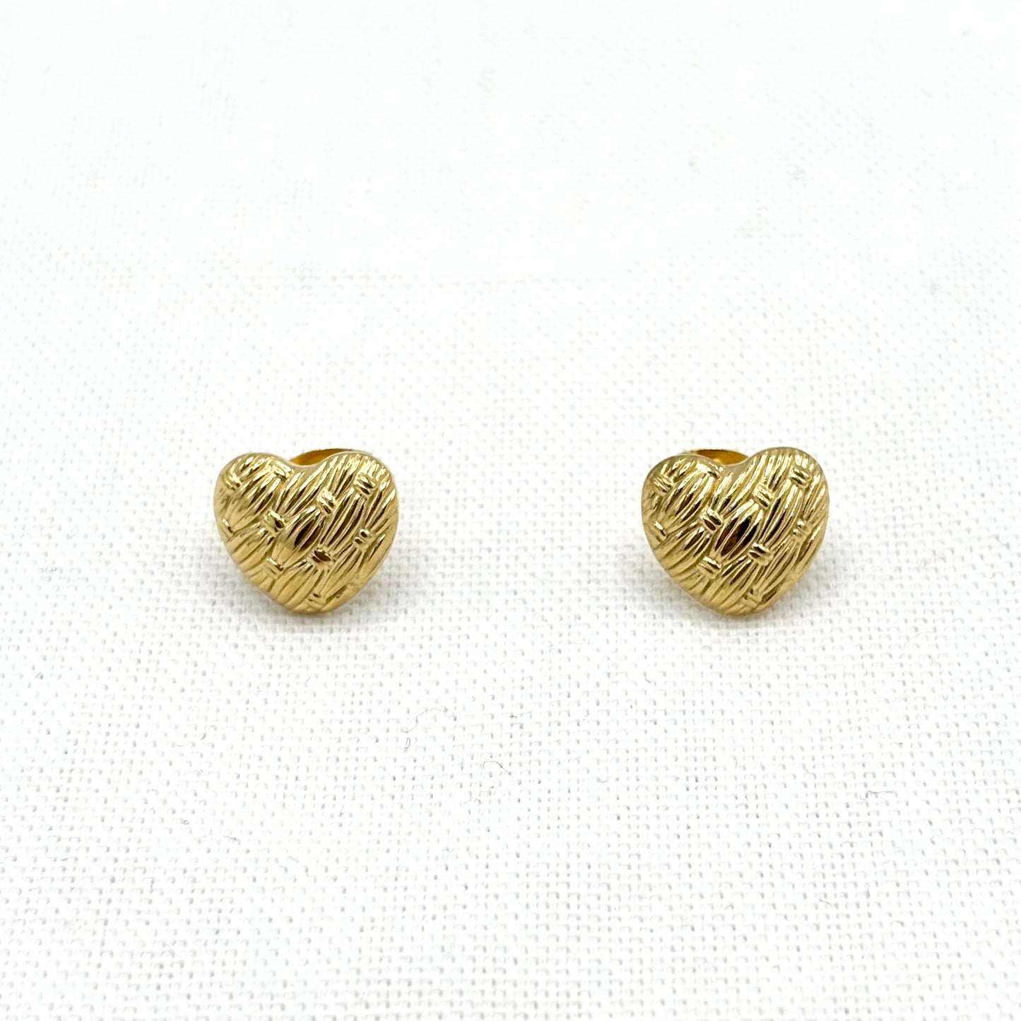 Boucles D'Oreilles Acier Inoxydable Doré