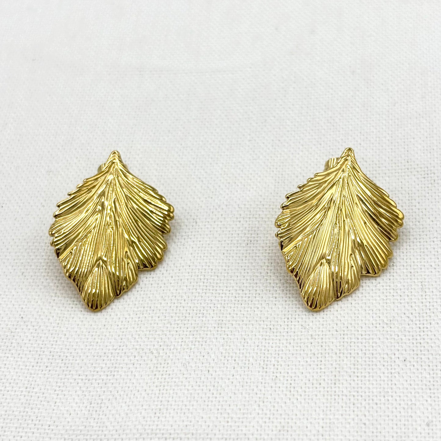 Boucles D'Oreilles Acier Inoxydable Doré