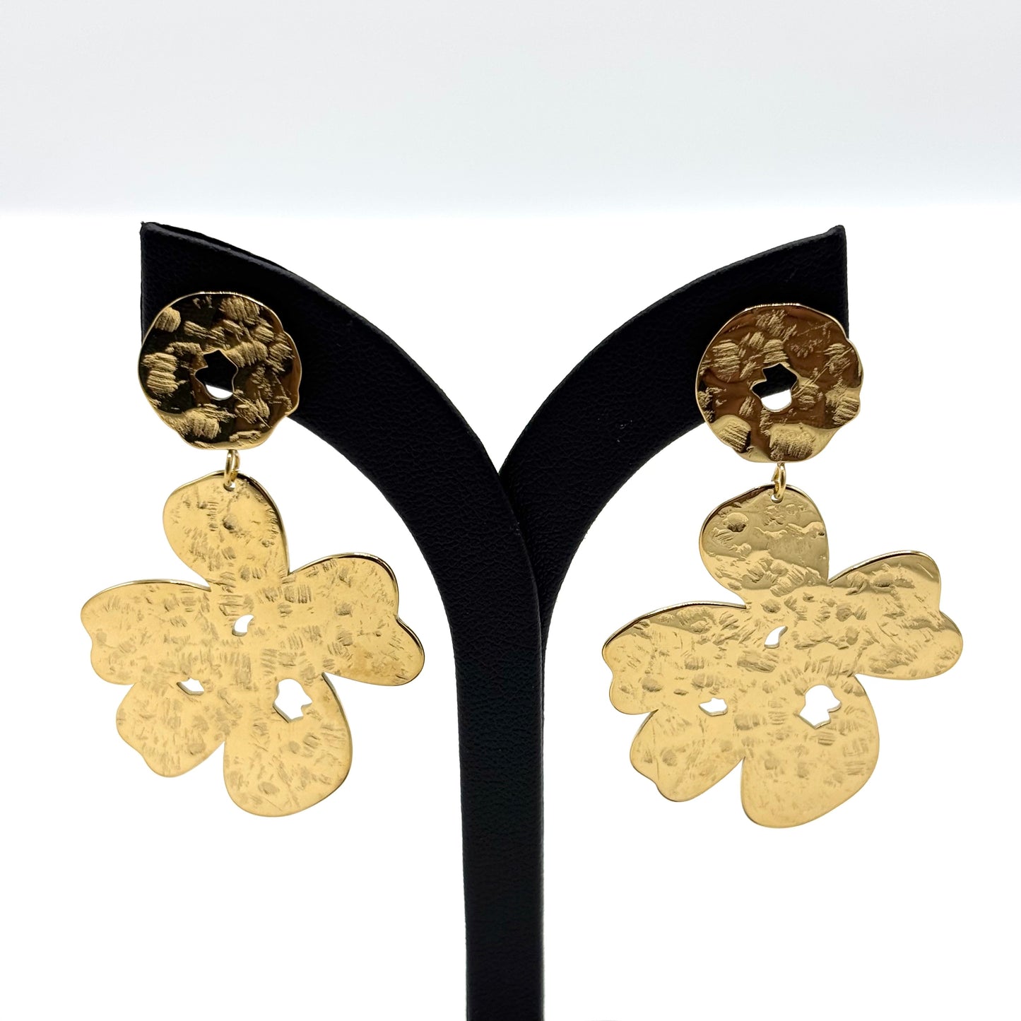 Boucles D'Oreilles Acier Inoxydable Doré