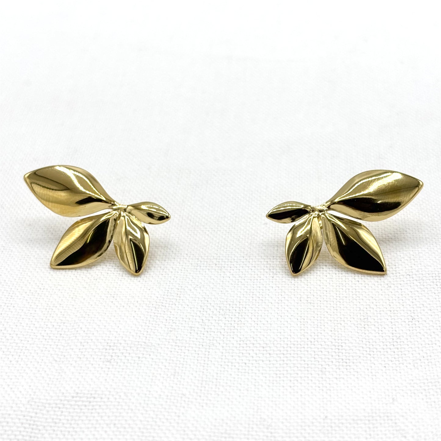 Boucles D'Oreilles Acier Inoxydable Doré