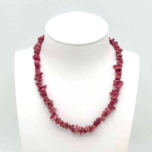 Bracelet Collier Pierre Naturelle Quartz Fraise