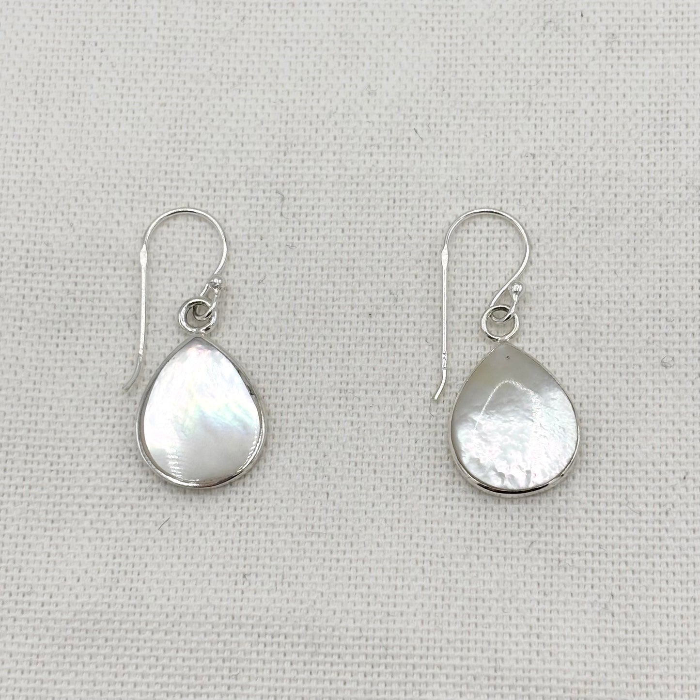 Boucles D'Oreilles Argent 925 Nacre