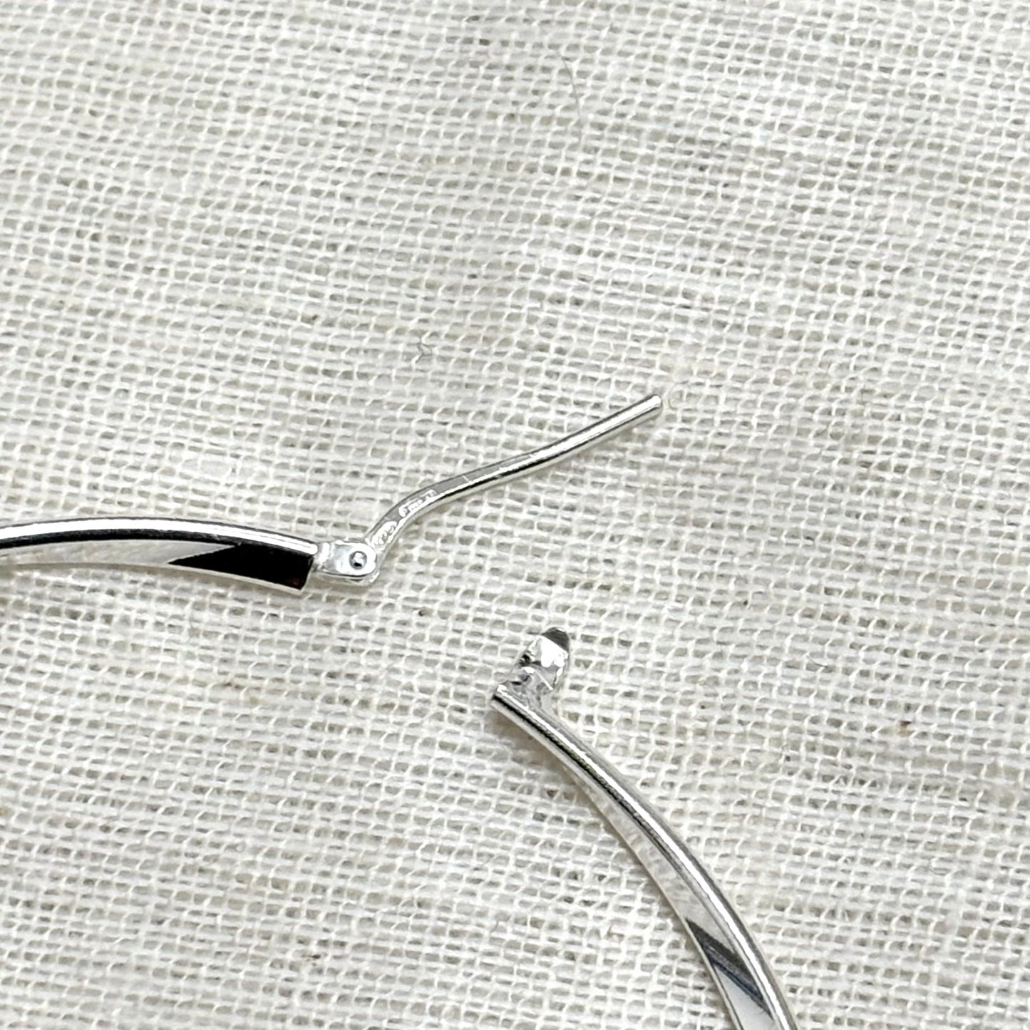 Boucles D'Oreilles Argent 925 Créoles