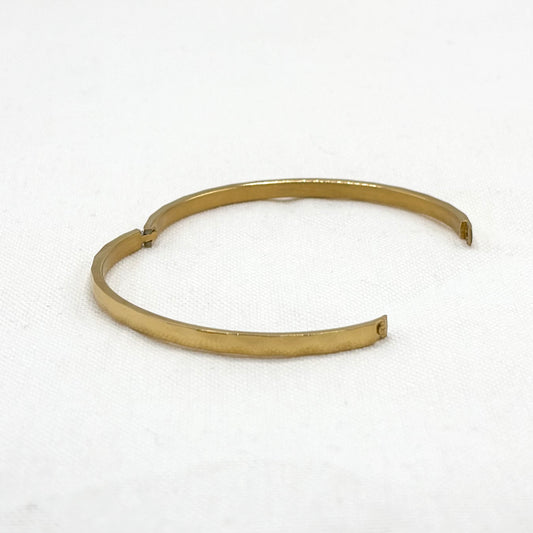 Bracelet Jonc Acier Inoxydable Doré