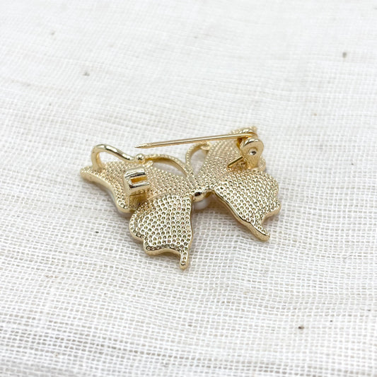 Broche Papillon En Nacre