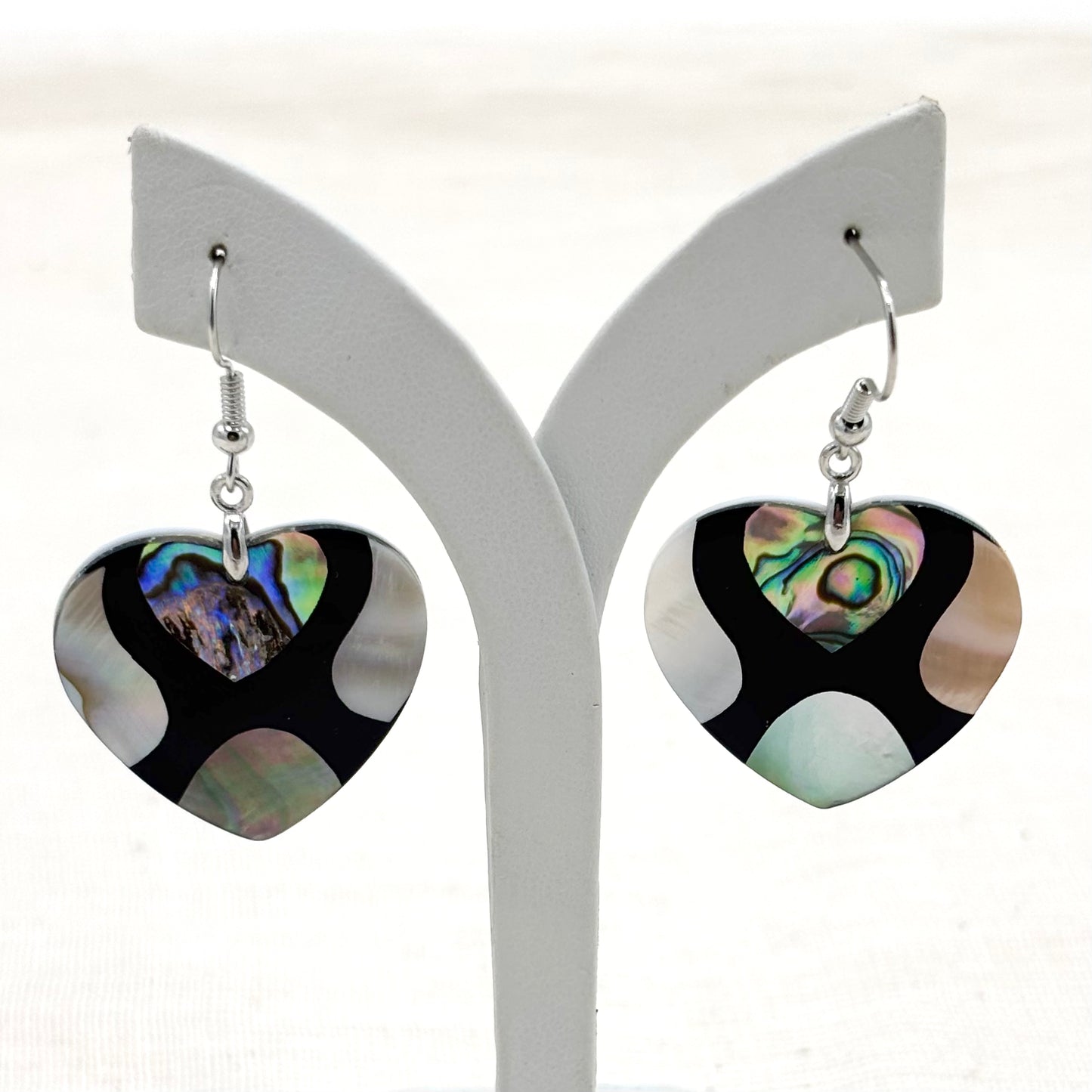 Boucles D'Oreilles Nacre Abalone Laiton
