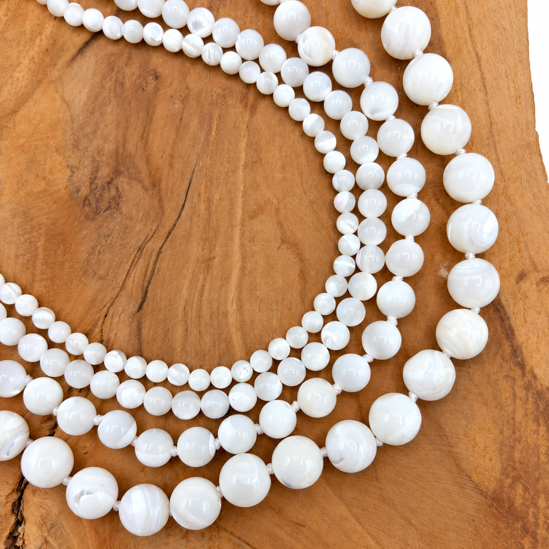 Collier Nacre Blanche