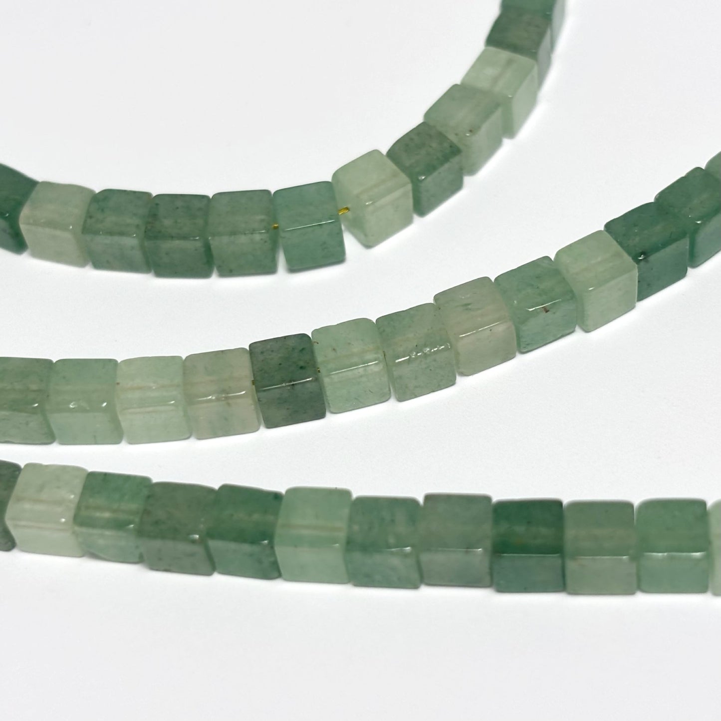Collier Bracelet Pierre Naturelle Carré