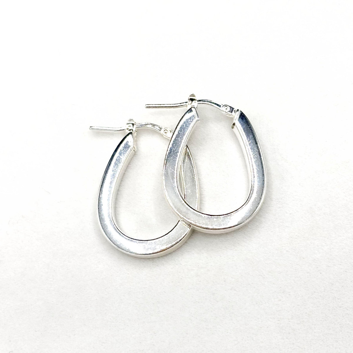Boucles D'oreilles Créoles Argent 925