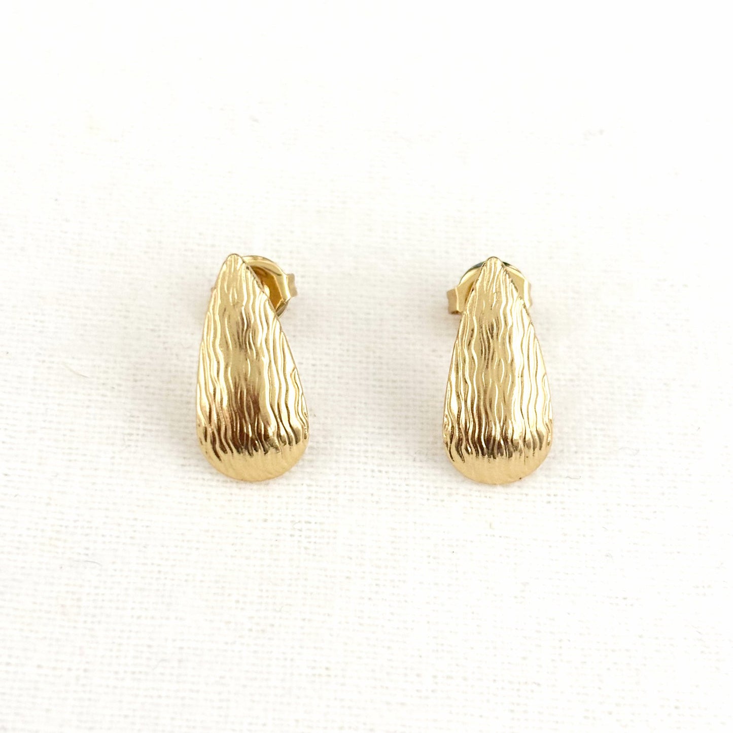Boucles D'Oreilles Acier Inoxydable Goutte
