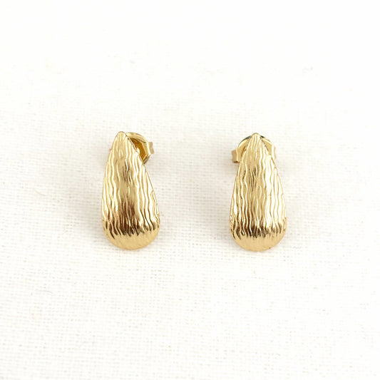 Boucles D'Oreilles Acier Inoxydable Goutte