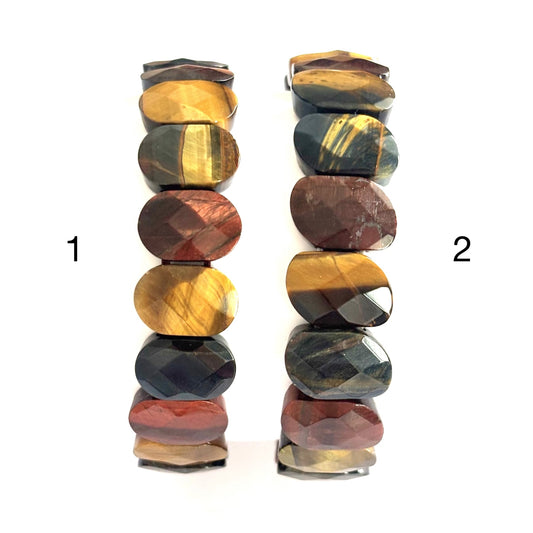 Bracelet 3 Yeux Pierre Naturelle Elastique