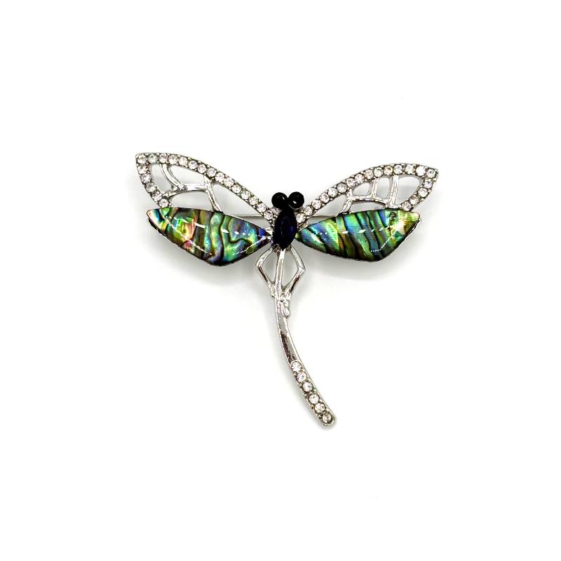 Broche Nacre Abalone Libellule