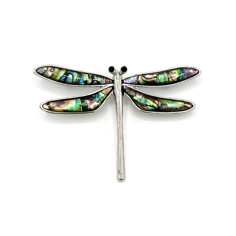 Broche Nacre Abalone Libellule