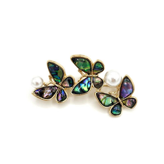 Broche Nacre Abalone Papillon