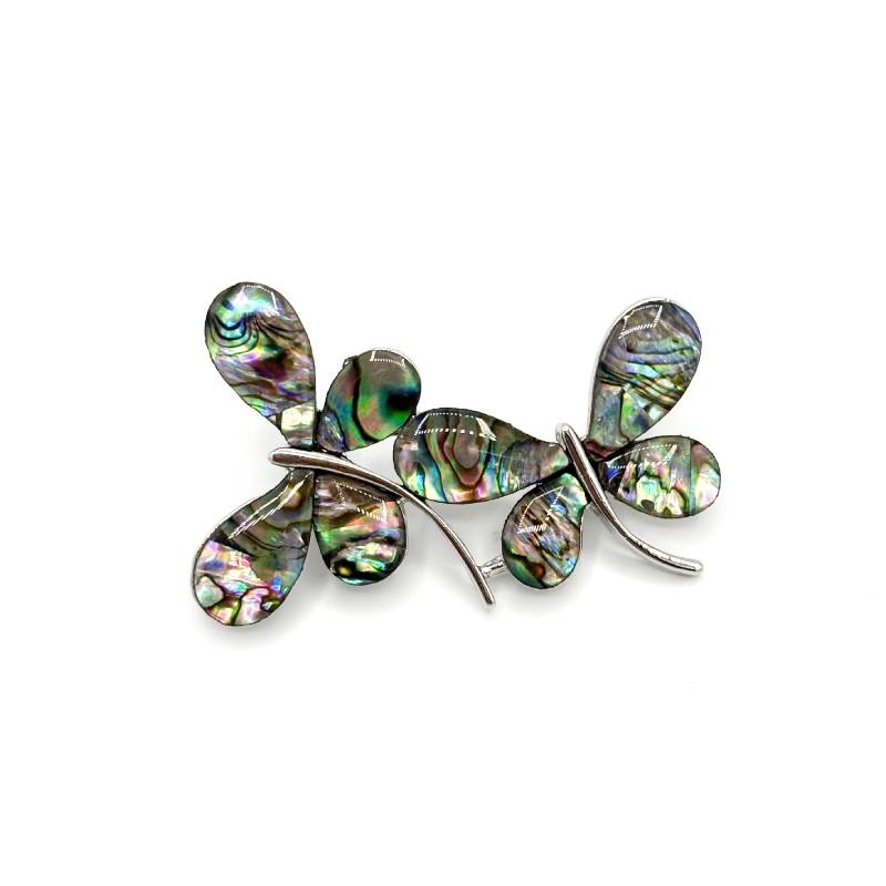Broche Nacre Abalone Papillon