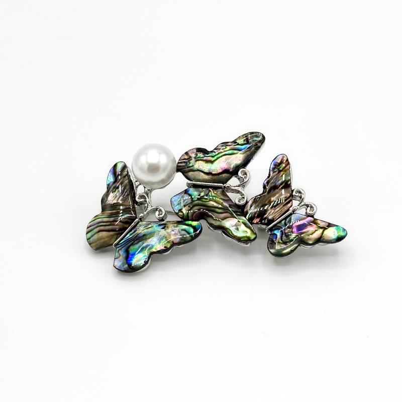 Broche Nacre Abalone Papillon