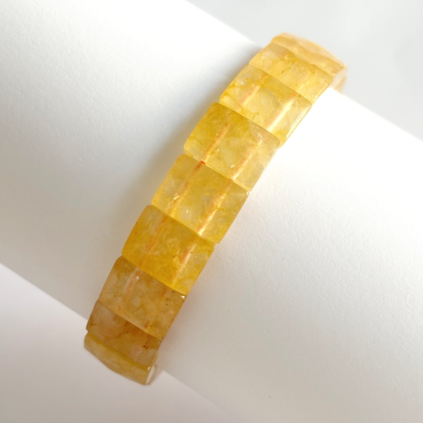 Bracelet Citrine Pierre Naturelle Elastique