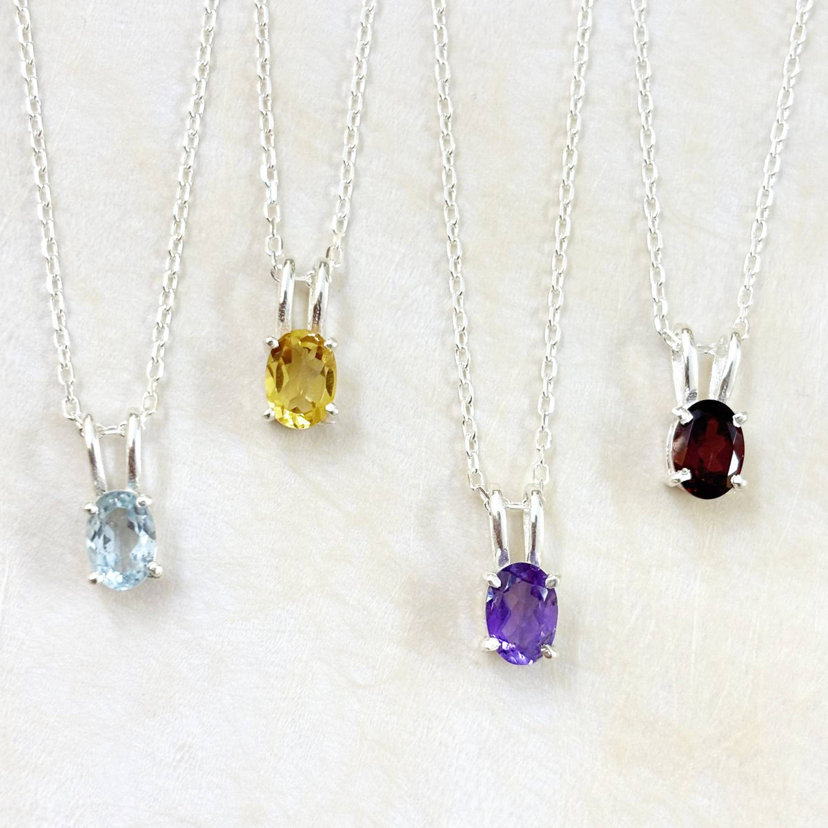 Collier Pierre Argent