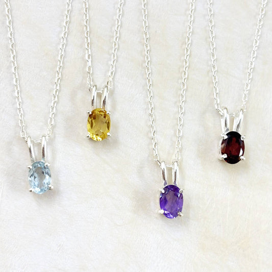 Collier Pierre Argent