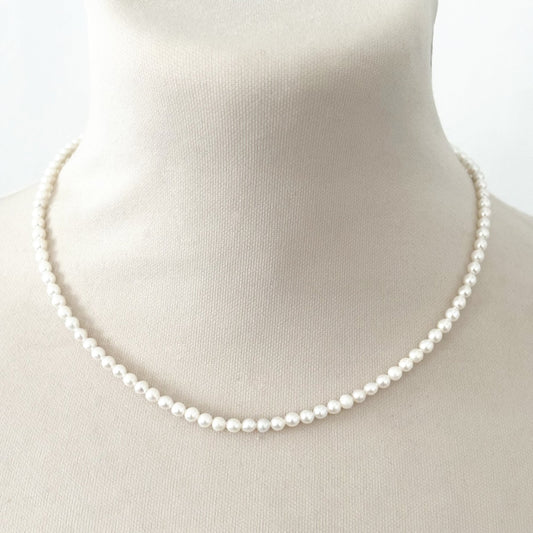 Collier Perle D'Eau Douce Acier Inoxydable