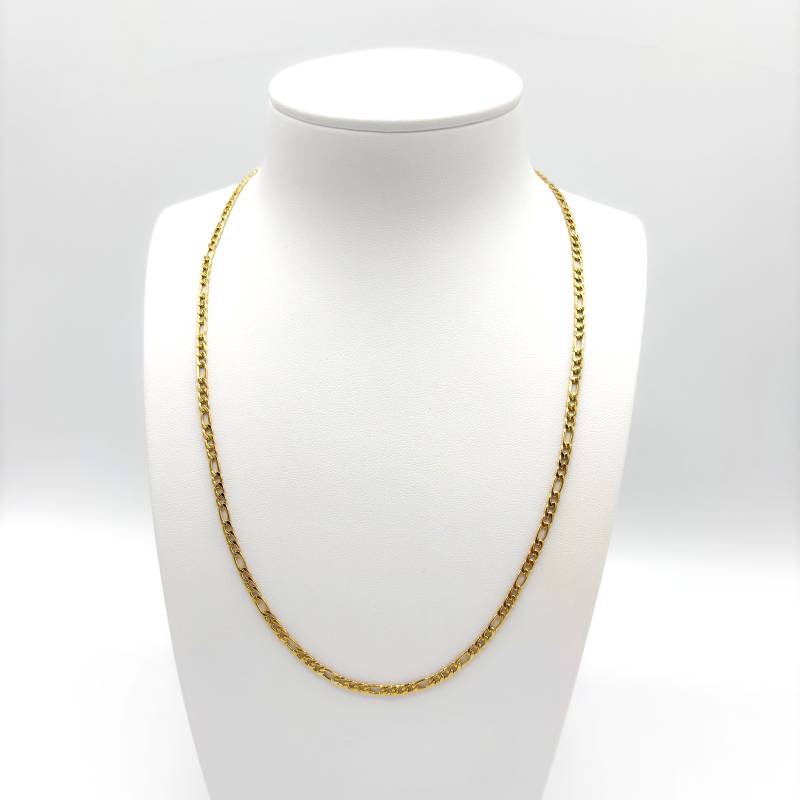 Collier Chaine Acier Inoxydable Doré
