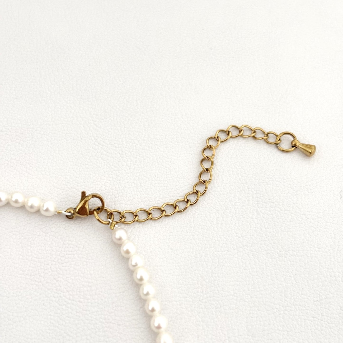 Collier Perle D'Eau Douce Acier Inoxydable