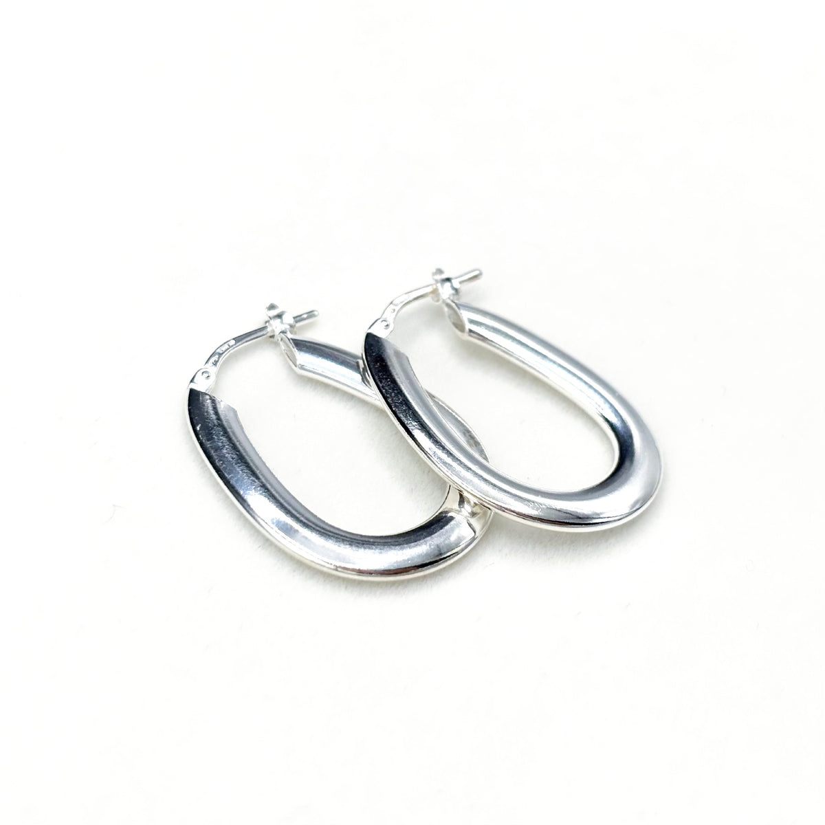Boucles D'oreilles Créoles Argent 925