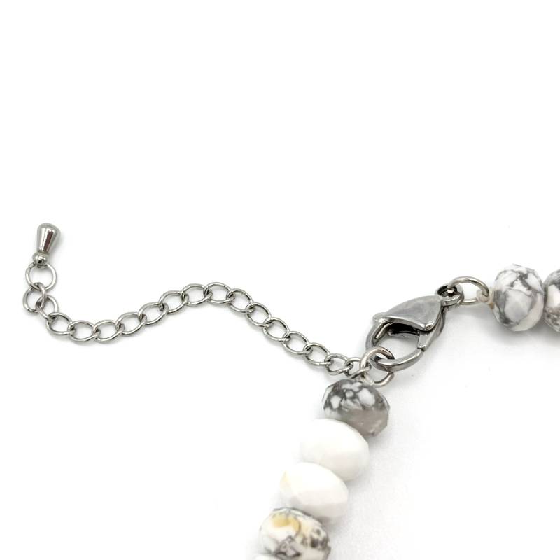 Bracelet Collier Pierre Naturelle Howlite
