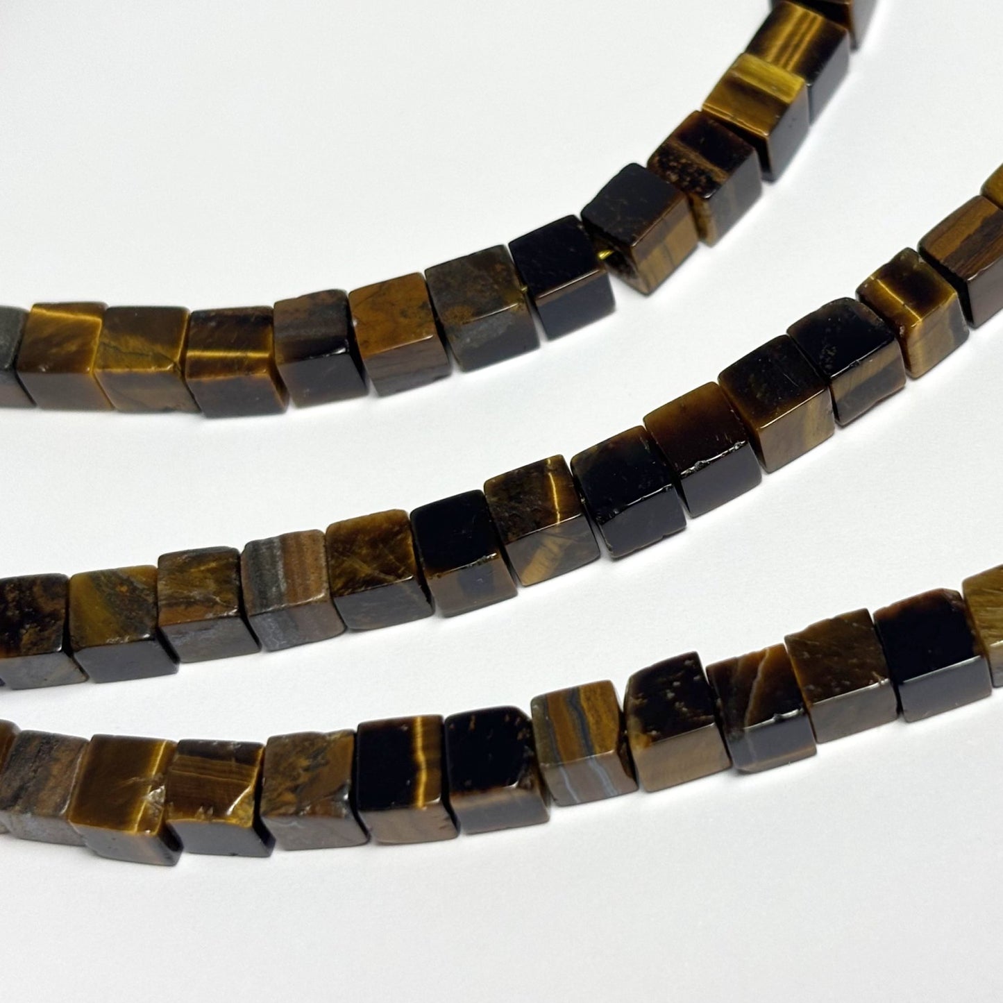 Collier Bracelet Pierre Naturelle Carré