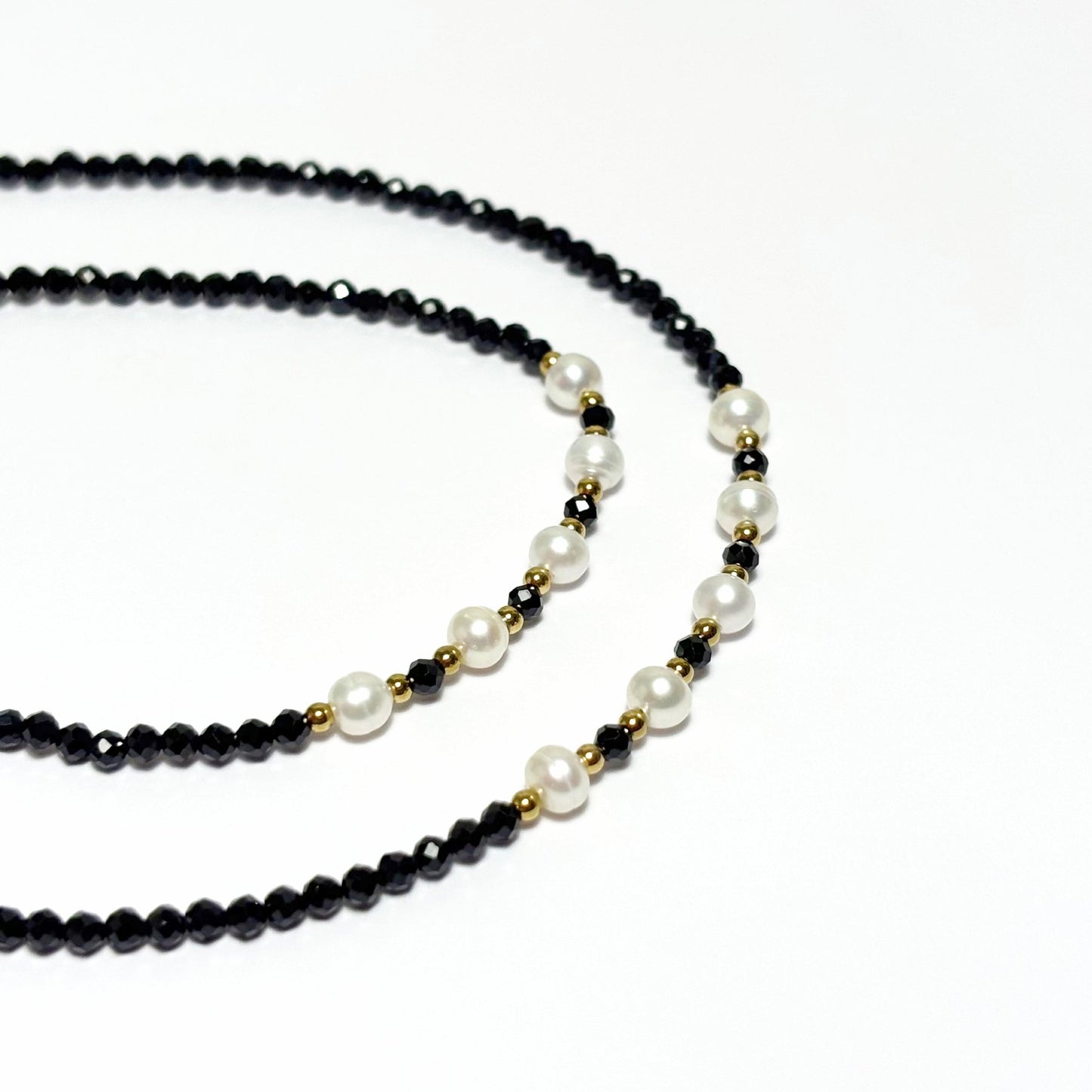 Collier Bracelet Pierre Naturelle Perle D'Eau Douce