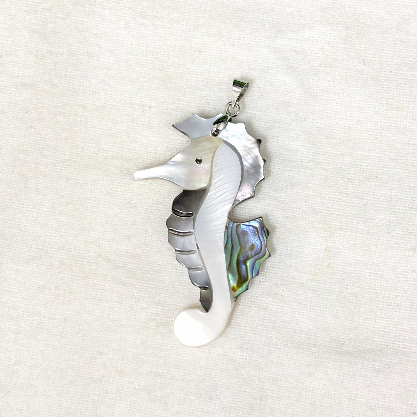 Pendentif Nacre Hippocampe