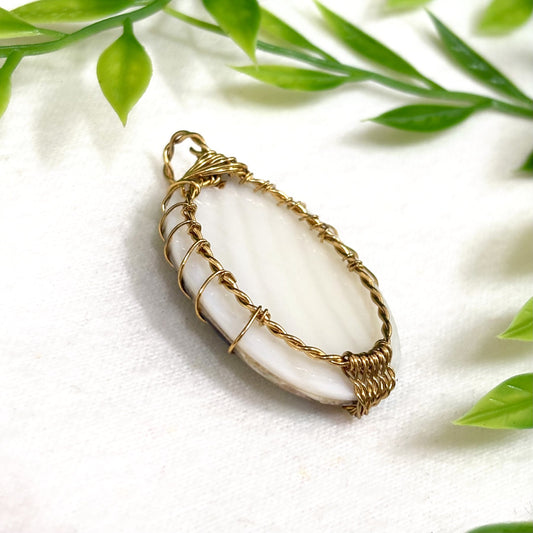 Pendentif Nacre Abalone Arbre De Vie