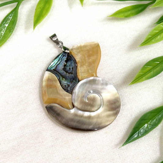 Pendentif Nacre Abalone Coquillage