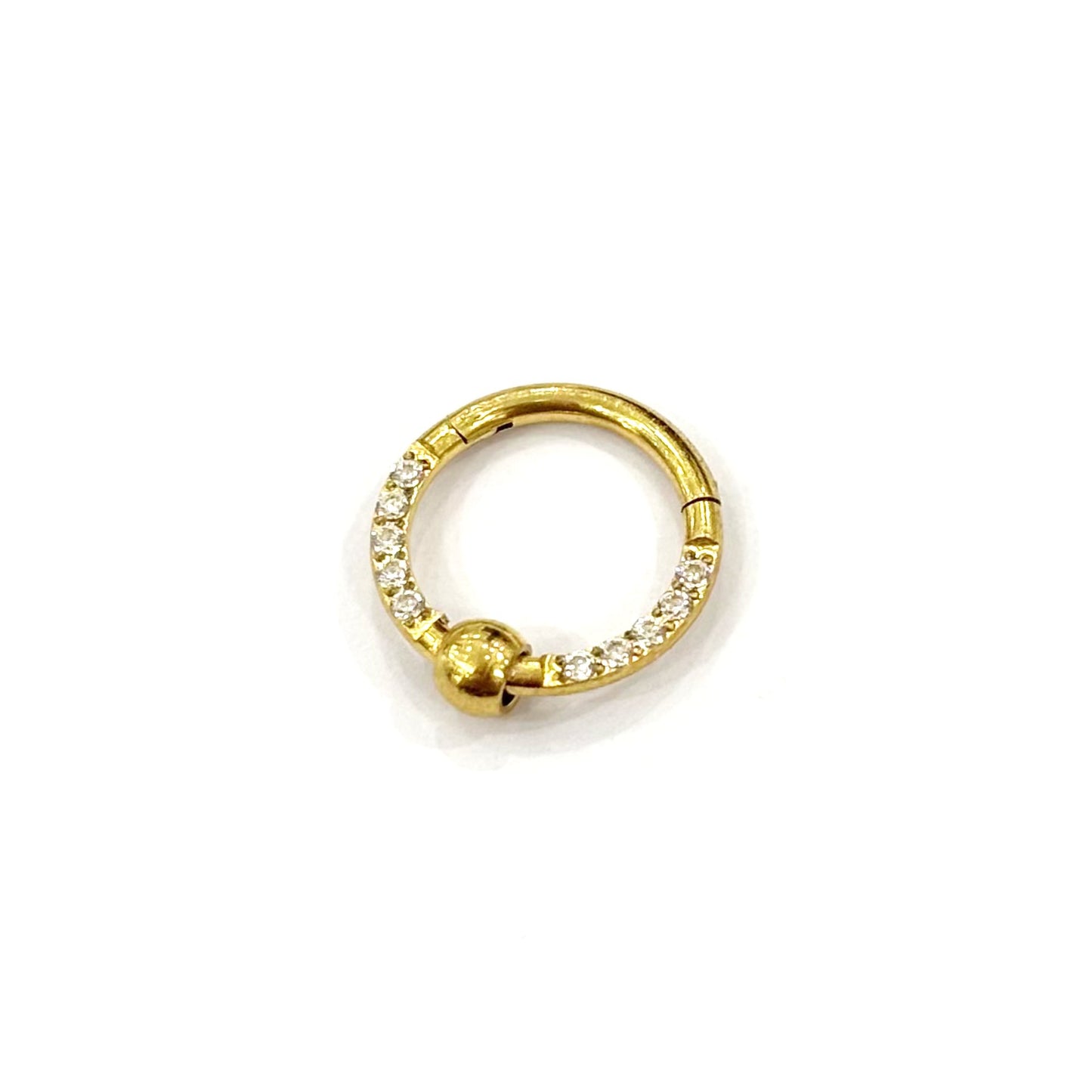 Piercing Nez Acier Inoxydable Doré /5pcs